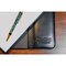 Dacasso Black Leather Side-Rail Desk Pad/Desk Protector/Blotter, 25.5" x 17.25" PR-1002 - alternate 5